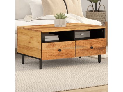 vidaXL Konferenčný stolík 80x54x40 cm akáciový masív