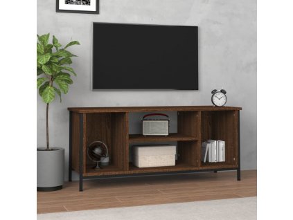 vidaXL TV skrinka hnedý dub 102x35x45 cm kompozitné drevo