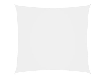 vidaXL Tieniaca plachta oxfordská látka štvorcová 6x6 m biela