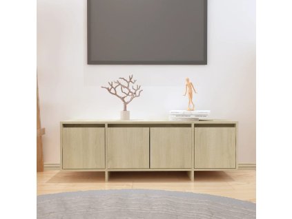 vidaXL TV skrinka farba dubu sonoma 120x30x40,5 cm drevotrieska