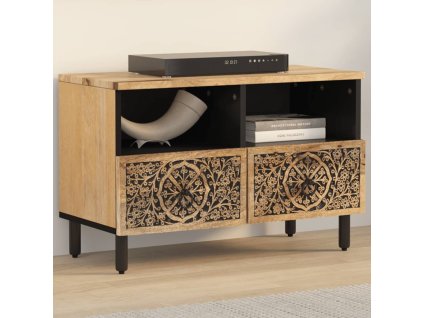 vidaXL TV skrinka 70x33x46 cm masívne mangovníkové drevo