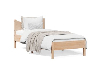 vidaXL Rám postele 90x200 cm masívna borovica