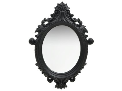 vidaXL Nástenné zrkadlo v zámockom štýle 56x76 cm čierne