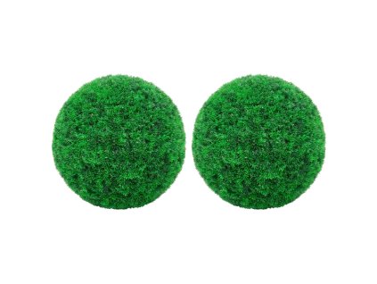 vidaXL Umelý krušpán v tvare gule 2 ks 45 cm