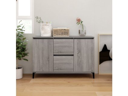 vidaXL Komoda sivý dub sonoma 104x35x70 cm spracované drevo