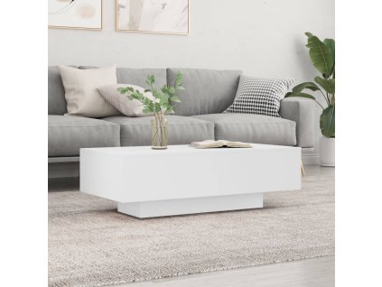 vidaXL Konferenčný stolík biely 100x49,5x31 cm kompozitné drevo