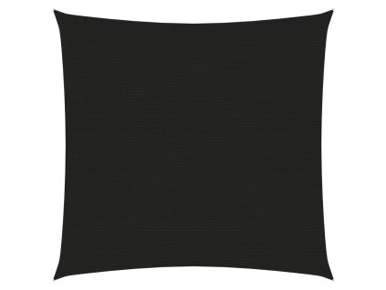 vidaXL Tieniaca plachta 160 g/m², čierna 7x7 m, HDPE