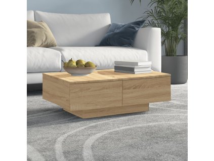 vidaXL Konferenčný stolík farba dubu sonoma 90x60x31cm drevotrieska