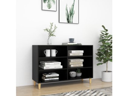 vidaXL Komoda, čierna 103,5x35x70 cm, kompozitné drevo
