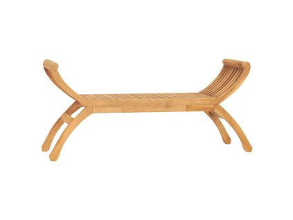 vidaXL Záhradná lavička 126 cm, tíkový masív