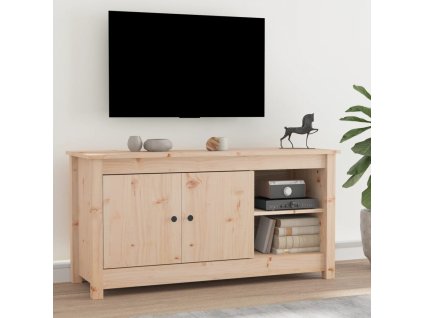 vidaXL TV skrinka 103x36,5x52 cm masívna borovica