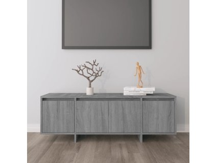 vidaXL TV skrinka sivý dub sonoma 120x30x40,5 cm drevotrieska