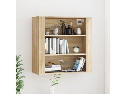 vidaXL Nástenná skrinka dub sonoma 80x33x80 cm spracované drevo