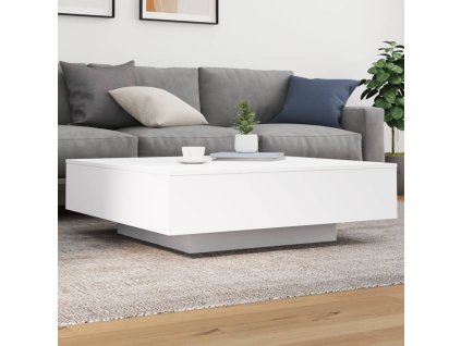 vidaXL Konferenčný stolík biely 100x100x31 cm kompozitné drevo