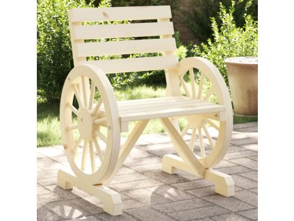 vidaXL Záhradné kreslá 2 ks 58x58x78,5 cm jedľový masív