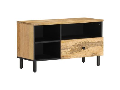 vidaXL TV skrinka 80x33x46 cm, mangový masív
