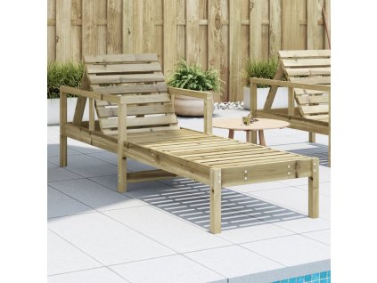 vidaXL Lehátko na opaľovanie 199,5x62x55 cm impregnovaná borovica