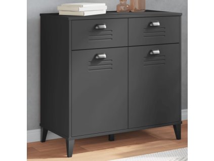 vidaXL Komoda VIKEN, antracitová 80x40x80 cm, kompozitné drevo