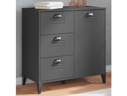 vidaXL Komoda VIKEN, antracitová 80x40x80 cm, kompozitné drevo