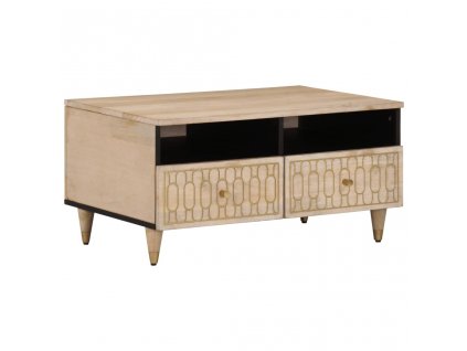 vidaXL Konferenčný stolík 80x54x40 cm, mangový masív