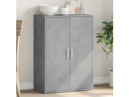 vidaXL Komoda, betónovo sivá 60x31x84 cm, kompozitné drevo