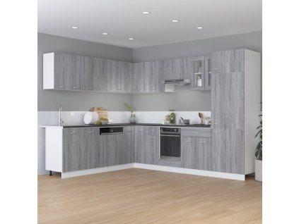 vidaXL Spodná skrinka sivý dub sonoma 60x46x81,5 cm spracované drevo