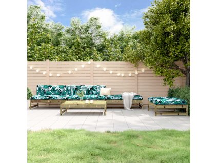 vidaXL 5-dielna záhradná sedacia súprava impregnovaná borovica