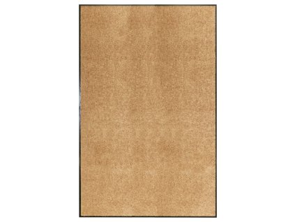 vidaXL Rohožka, prateľná, krémová 120x180 cm