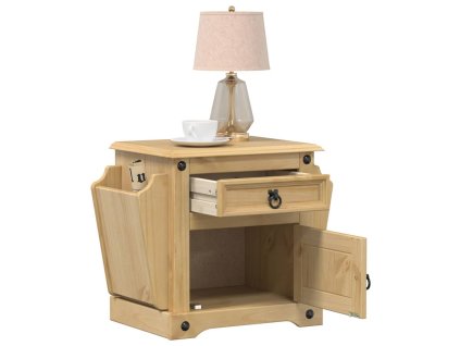 vidaXL Nočný stolík Corona 45x35x47,5 cm borovicový masív