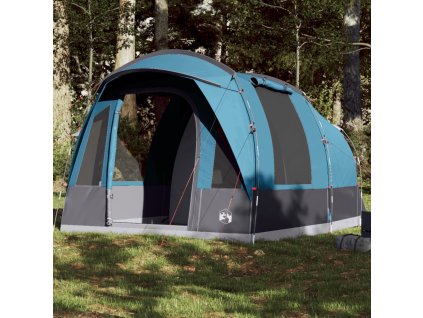 vidaXL Kempingový stan tunelový 3 osoby modrý vodeodolný