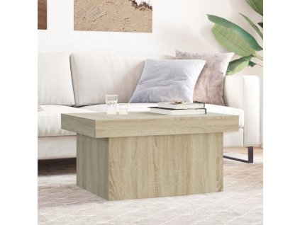 vidaXL Konferenčný stolík dub sonoma 80x55x40 cm kompozitné drevo