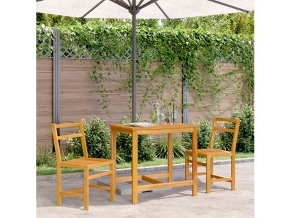 vidaXL 3-dielna balkónová súprava masívna akácia