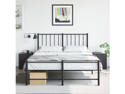 vidaXL Nočné stolíky 2 ks čierne 34,5x39x44 cm oceľ