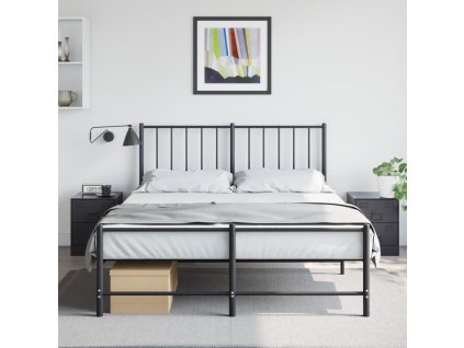 vidaXL Nočné stolíky 2 ks čierne 34,5x39x44 cm oceľ
