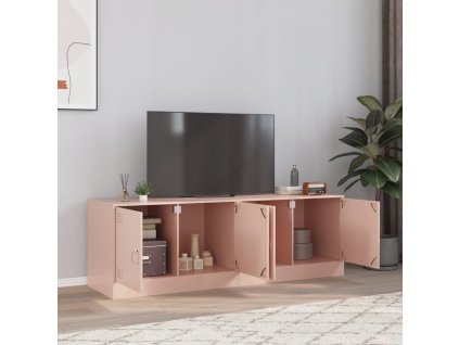 vidaXL TV skrinky 2 ks ružové 67x39x44 cm oceľ