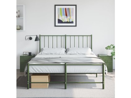 vidaXL Nočné stolíky 2 ks zelené 34,5x39x44 cm oceľ