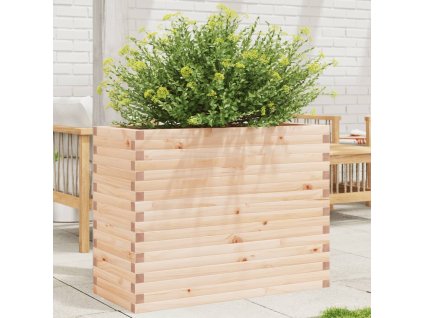 vidaXL Záhradný kvetináč 90x40x68,5 cm masívna borovica