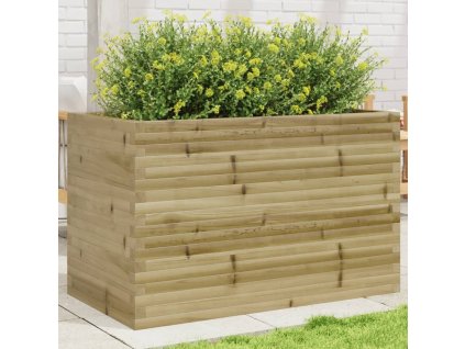 vidaXL Záhradný kvetináč 110x60x68,5 cm impregnovaná borovica