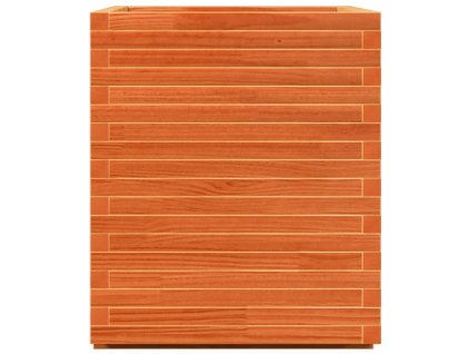 vidaXL Záhradný kvetináč voskovohnedý 90x60x72,5 cm masívna borovica