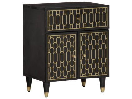 vidaXL Nočný stolík 50x33x60 cm, mangový masív