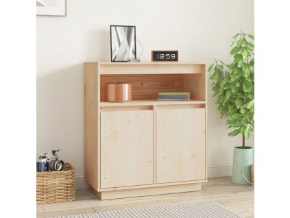 vidaXL Komoda 70x34x80 cm borovicový masív