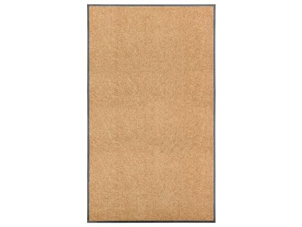 vidaXL Rohožka, prateľná, krémová 90x150 cm