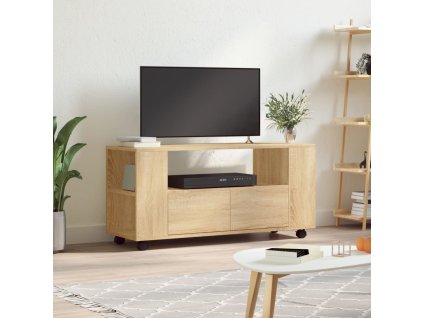 vidaXL TV skrinka dub sonoma 102x34,5x43 cm kompozitné drevo