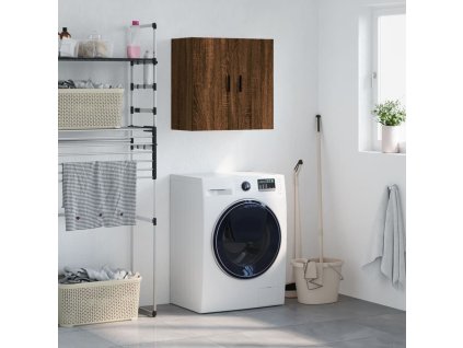 vidaXL Nástenná skrinka hnedý dub 60x31x60 cm kompozitné drevo