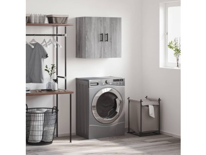 vidaXL Nástenná skrinka sivá sonoma 60x31x60 cm kompozitné drevo