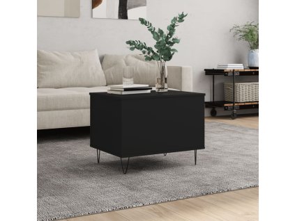 vidaXL Konferenčný stolík čierny 60x44,5x45 cm spracované drevo