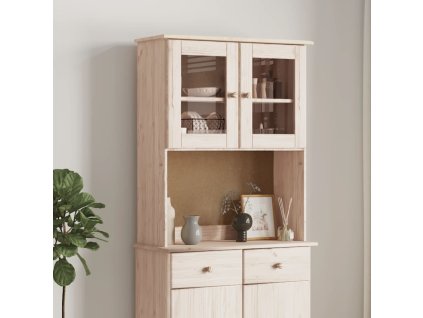 vidaXL Vrchná časť šatníka ALTA 77x30x92 cm masívna borovica