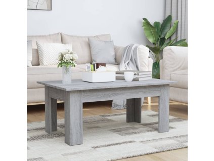vidaXL Konferenčný stolík sivý sonoma 100x60x42 spracované drevo
