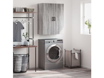 vidaXL Nástenná skrinka sivý dub sonoma 69,5x34x90 cm