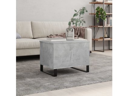 vidaXL Konferenčný stolík betónovosivý 60x44,5x45 cm spracované drevo